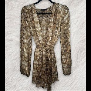 Snakeskin romper